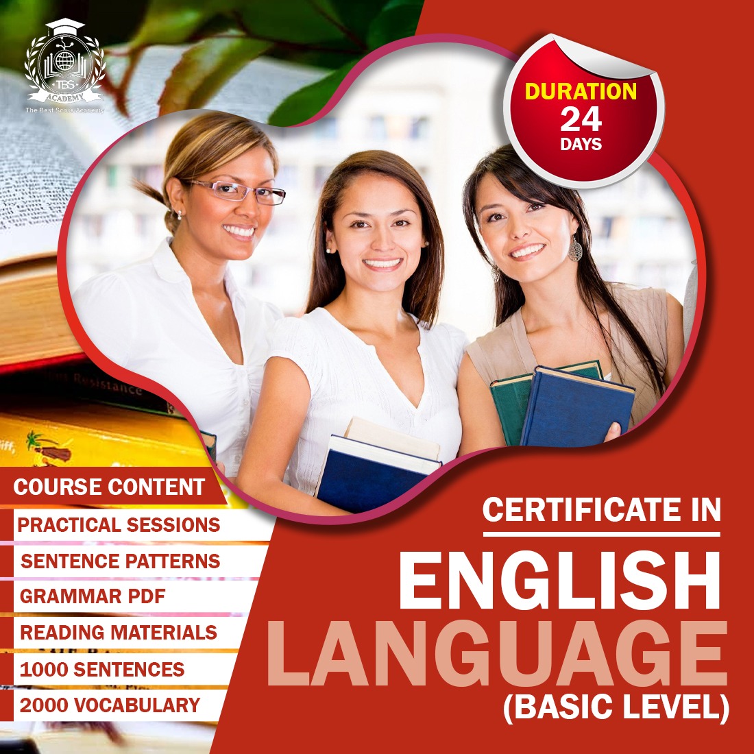 Certificate in English Language -Basic