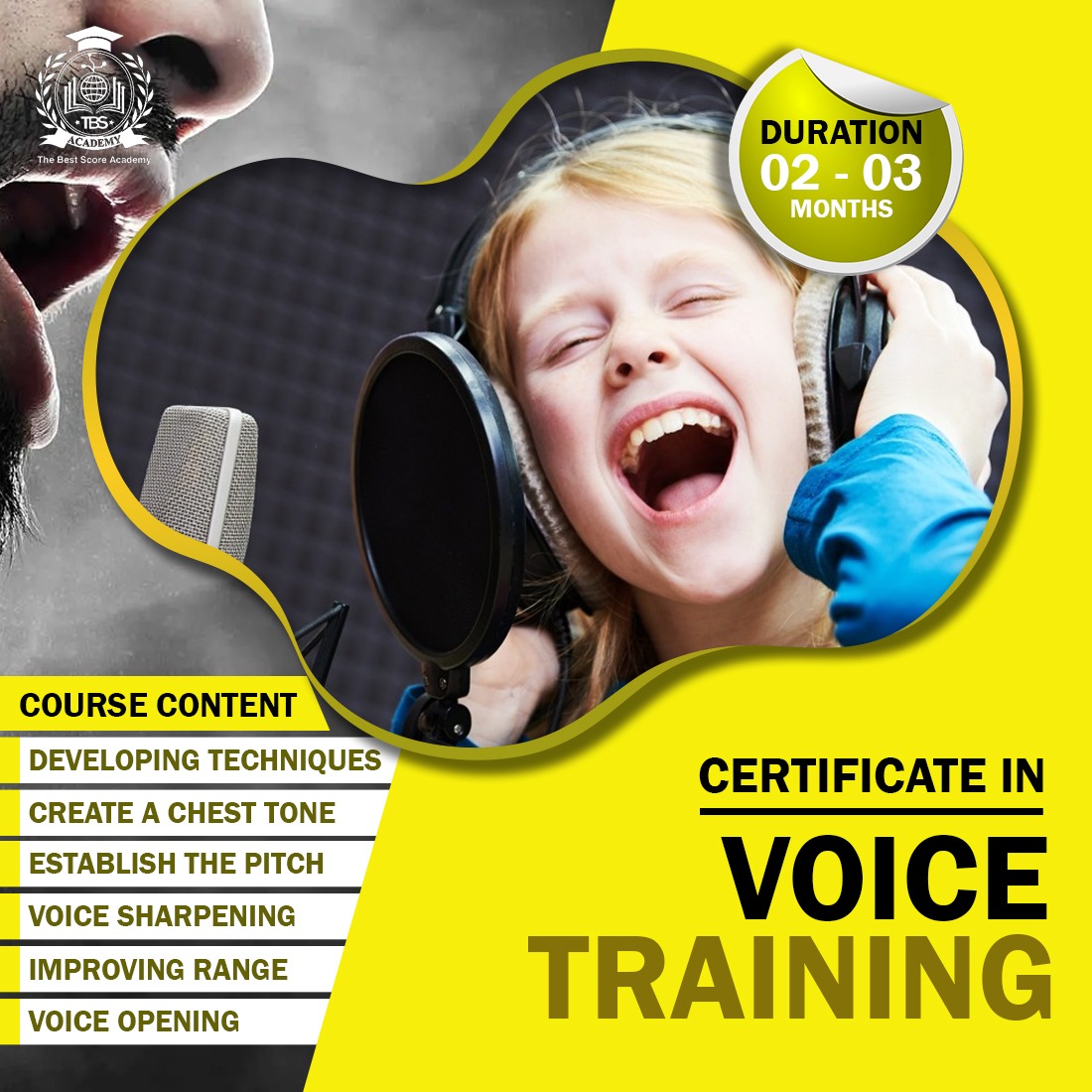 Certificate in Voice Training